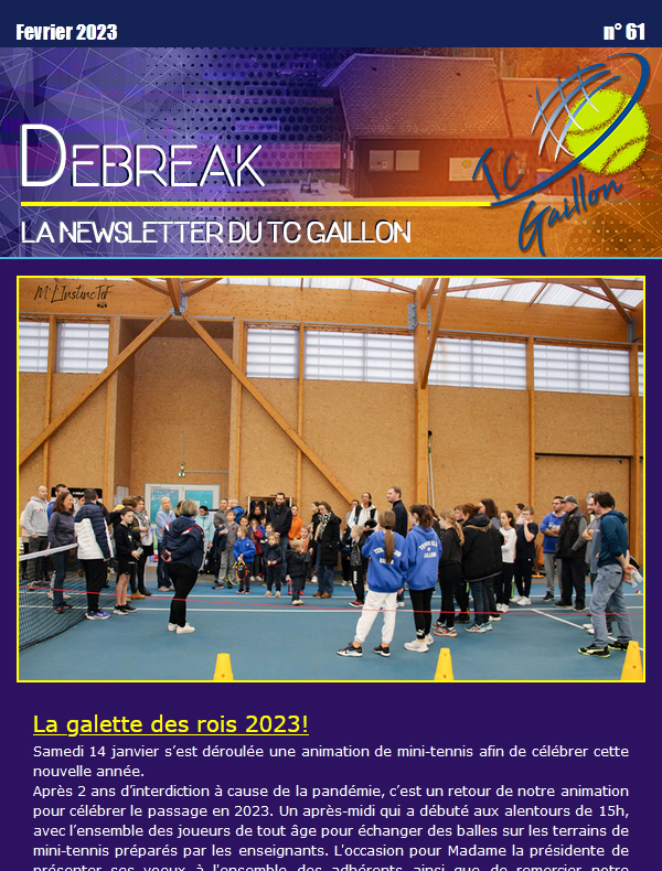 Debreak Fevrier 2023