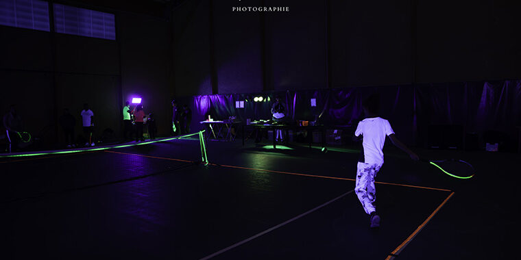 Soirée tennis fluo