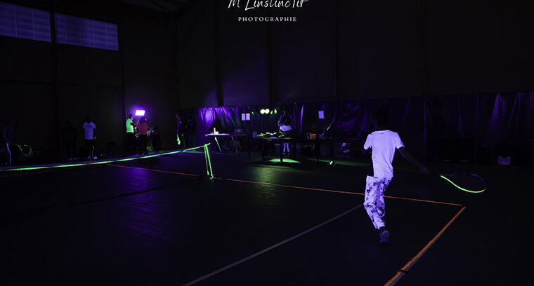 Soirée tennis fluo